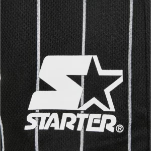 Starter Herren Shorts Pinstripe In Schwarz 6