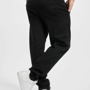 URBAN CLASSICS Herren Chino Knitted In Schwarz 6